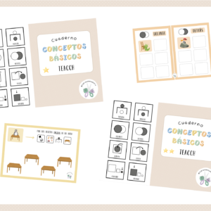 ✨ Cuadernos TEACCH Conceptos básicos (nivel inicial y medio) ✨