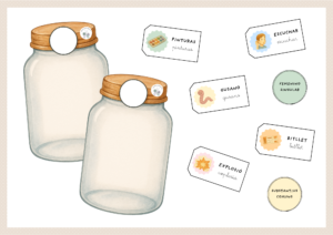 ✨ Etiquetas y tarros (castellano y valenciano) ✨