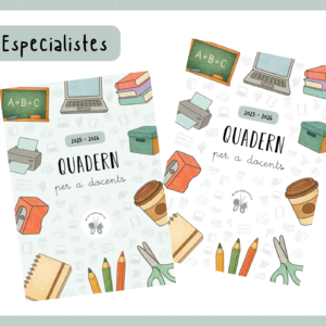 ✨ Quadern Especialistes 2025 - 2026 ✨