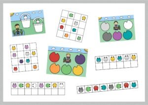 Plantillas Ranitas "Numberblobs"